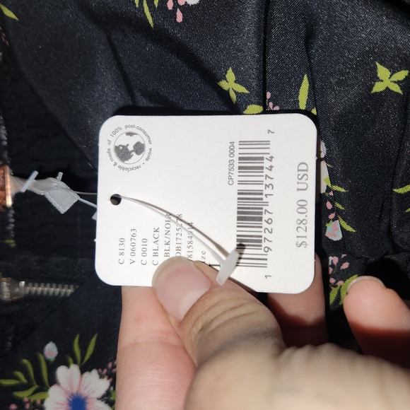 Free‎ People Floral Black Dress - Picture 3 of 3